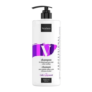 Vis Plantis Professional, champú refrescante del color para cabellos rubios y grises, 1000 ml