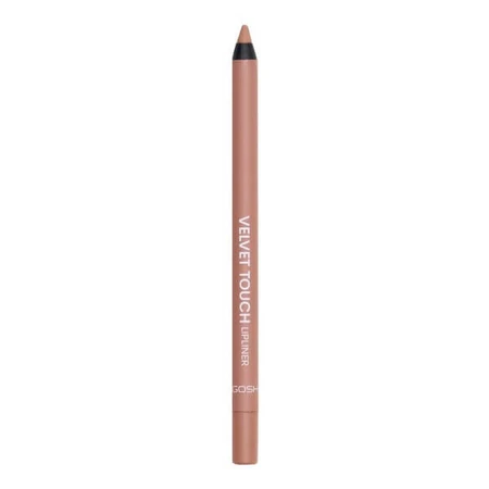 Gosh Velvet Touch Lip Liner, crayon à lèvres imperméable, 011 Nougat, 1.2 g