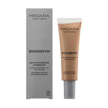 Madara, Skinonym, Fond de teint peptidique semi-mat, #70 caramel, 30 ml