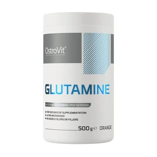 OstroVit Glutamin, Pulver, Orangengeschmack, 500 g