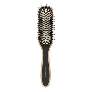 Kashoki, Touch of Nature, wooden hair brush, slim, 1 pc.