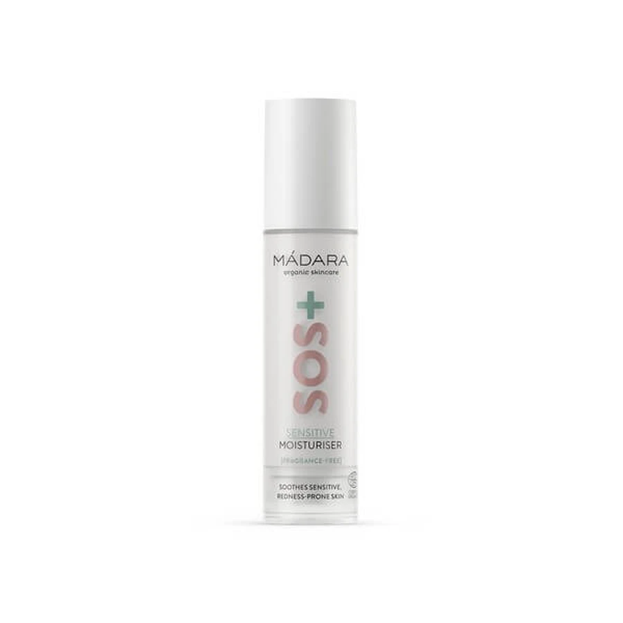 Madara SOS+ Sensitive Moisturiser, vochtinbrengende crème voor de gevoelige huid, 50 ml