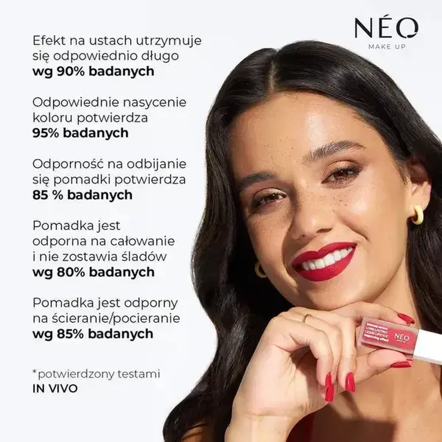 Neo Make Up, Long-lasting liquid lipstick, 03 Everlasting Affection, 5 ml