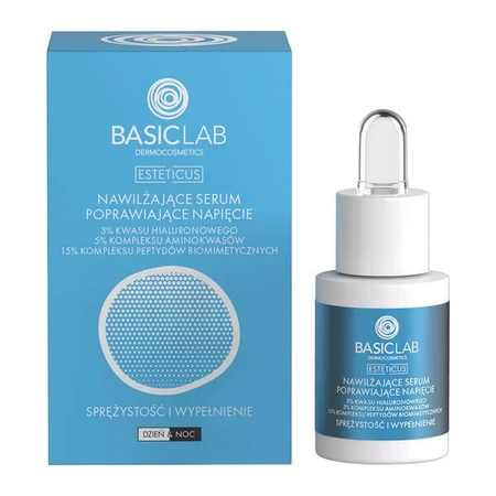 BasicLab Esteticus Dermocosmetics, moisturizing serum to improve tension, 15 ml