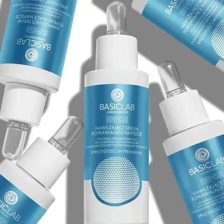 BasicLab Esteticus Dermocosmetics, moisturizing serum to improve tension, 15 ml