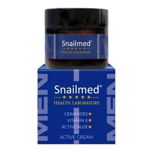 Snailmed, lipoactive Face Cream for men with ceramides, aloe vera and vitamin E, 60 ml