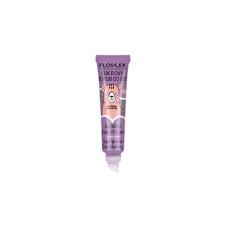 Flos-Lek, Vege Lip Care, exfoliante labial de azúcar, remolino de bayas, 14 g