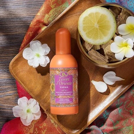 Tesori d'Oriente, Agua de Colonia, Karma, Flor de Nashi y Cedro, 100 ml.