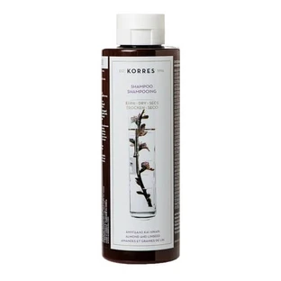 Korres, shampooing à l'extrait d'amande et à l'huile de lin pour cheveux secs et abîmés, 250 ml