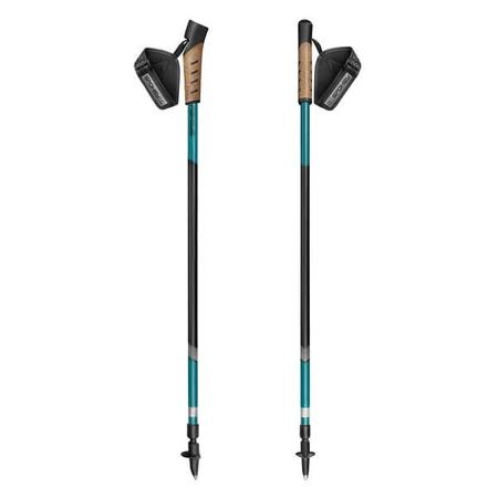 Spokey Peak Nordic Walking, Bastones telescópicos, azul, 2 uds.