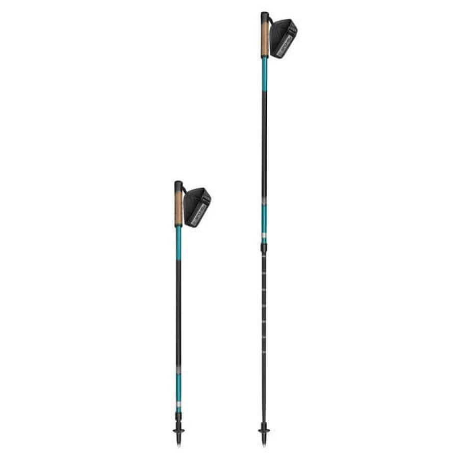 Spokey Peak Nordic Walking, Bastones telescópicos, azul, 2 uds.