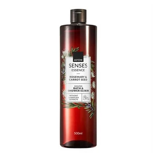 Avon Senses Essence, bath elixir, Rosemary and Carrot Seed, 500 ml