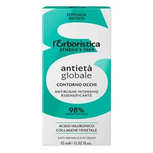 L'Erboristica Antieta Globale, crema antiarrugas para el contorno de ojos, 15 ml