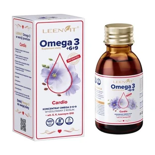 Leenvit, Omega 3 Cardio, liquid, 125 ml