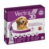 Vectra 3D Solution for dogs 25-40 kg, parasite protection, pipettes, 3 pcs.