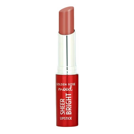 Golden Rose Mood Sheer Bright Lipstick, glossy lipstick, 101, 3.3 g