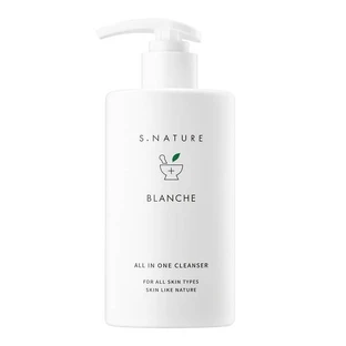 S. Nature Blanche All In One Cleanser, hydraterende gel gezichts- en lichaamsreiniger, 260 ml.