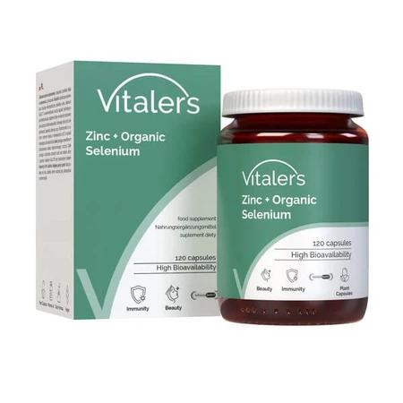 Vitaler's Zink 15 mg + Selenium 200 µg, capsules, 120 st.