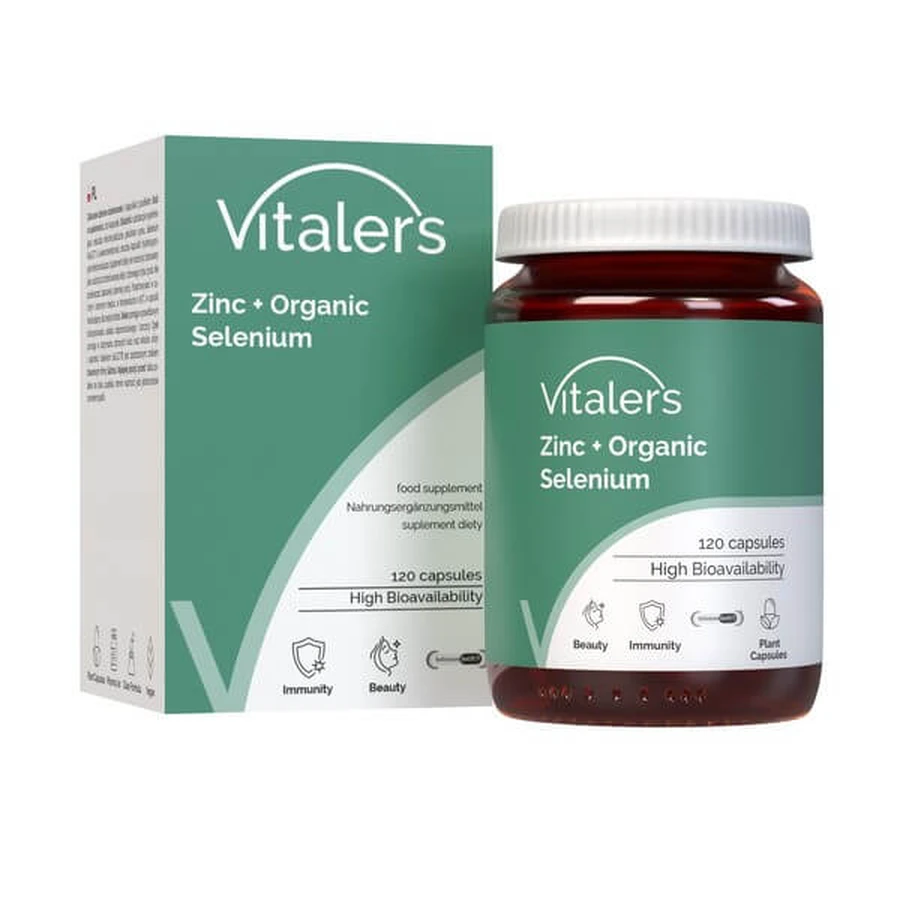 Vitaler's Zink 15 mg + Selenium 200 µg, capsules, 120 st.