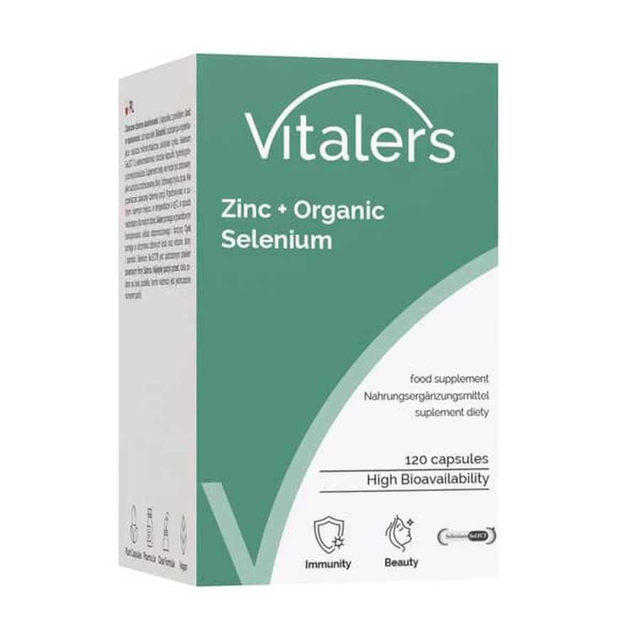 Vitaler's Zink 15 mg + Selenium 200 µg, capsules, 120 st.