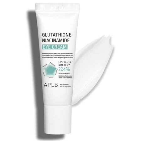 APLB Glutathion-Niacinamid-Augencreme, Augencreme mit Glutathion und Niacinamid, 20 ml