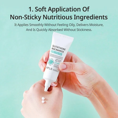 APLB Glutathion-Niacinamid-Augencreme, Augencreme mit Glutathion und Niacinamid, 20 ml