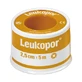 Leukopor, adhesive patch in a roll, size 2.5 cm x 5 m, 1 pcs.