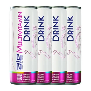 Set van 4x ALE Multivitamine Drink, vloeibaar, guave en sinaasappelsmaak, 250 ml