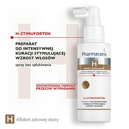 Pharmaceris H set, champú especializado estimulante del crecimiento capilar, 250 ml + tratamiento intensivo estimulante del crecimiento capilar, 125 ml
