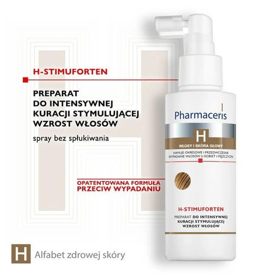 Pharmaceris H set, champú especializado estimulante del crecimiento capilar, 250 ml + tratamiento intensivo estimulante del crecimiento capilar, 125 ml