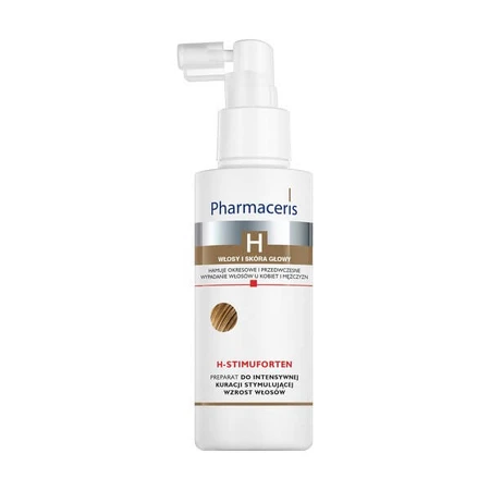 Pharmaceris H set, champú especializado estimulante del crecimiento capilar, 250 ml + tratamiento intensivo estimulante del crecimiento capilar, 125 ml
