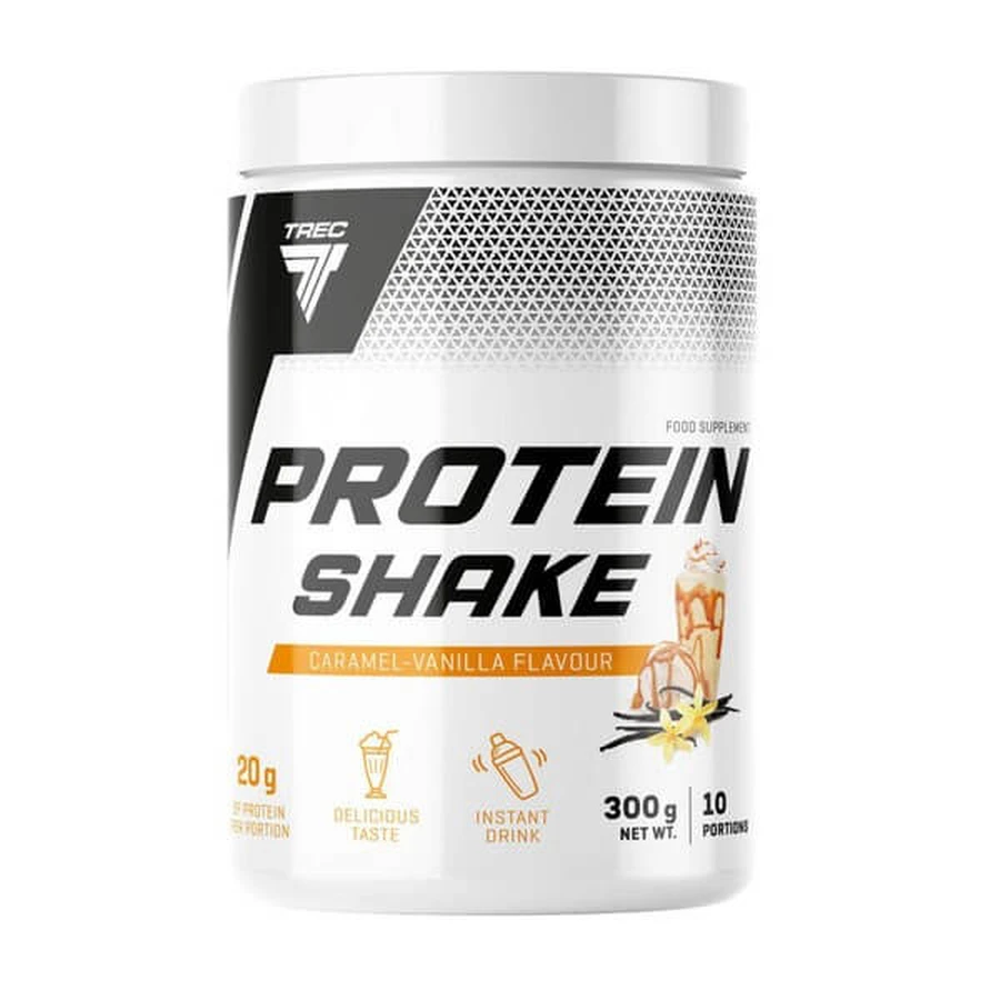 Trec Nutrition Protein Shake, poudre, saveur vanille et caramel, 300 g