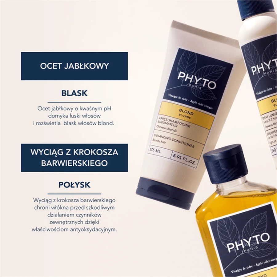 Phyto Blond, strengthening conditioner for blonde hair, 175 ml