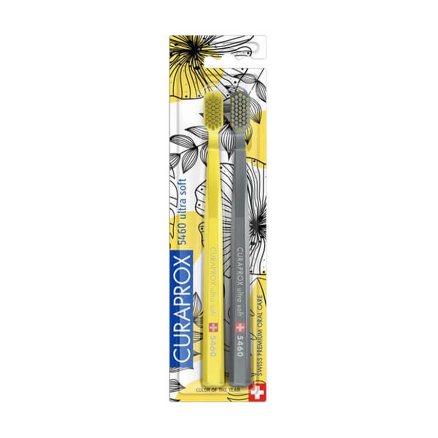 Curaprox CS 5460 Kleur van het Jaar 2021, tandenborstels, ultrazacht, 2 stuks.