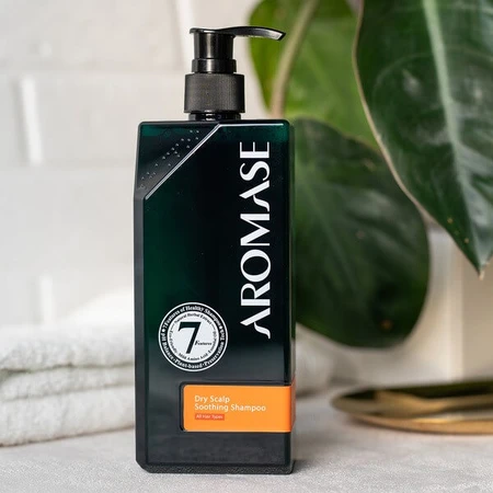 Aromase, shampooing apaisant pour cuir chevelu sec et sensible, 400 ml