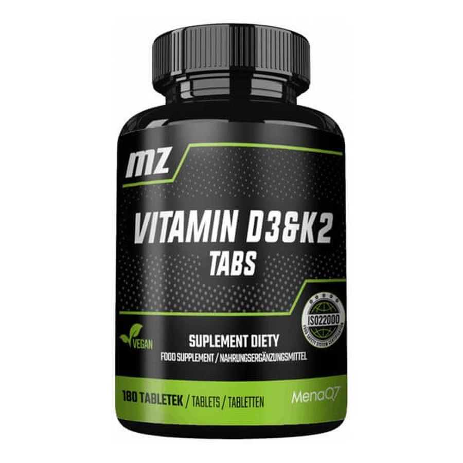 MZ Vitamin D3 &amp; K2 Tabs, tablets, 180 pcs.
