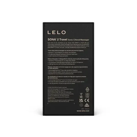 Lelo Sona 2 Travel Purple, stimulateur clitoridien sonique compact, 1 pc.