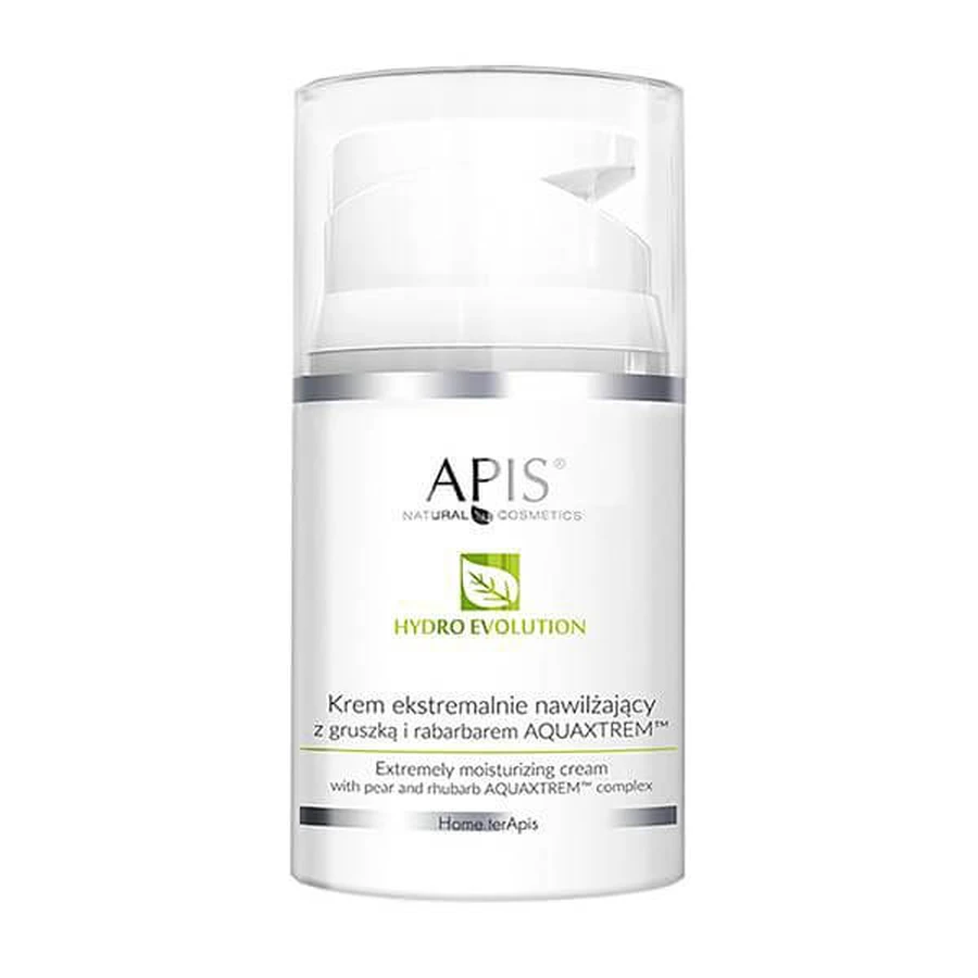Apis Hydro Evolution, cremă hidratantă extremă cu pară și rubarbă AQUAXTREM™, 50 ml