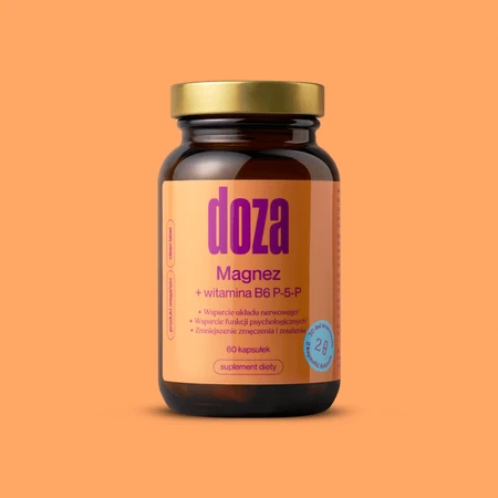 Doza Magnesio + Vitamina B6 P-5-P, cápsulas, 60 uds.