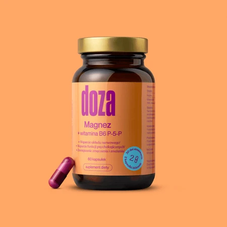 Doza Magnesio + Vitamina B6 P-5-P, cápsulas, 60 uds.