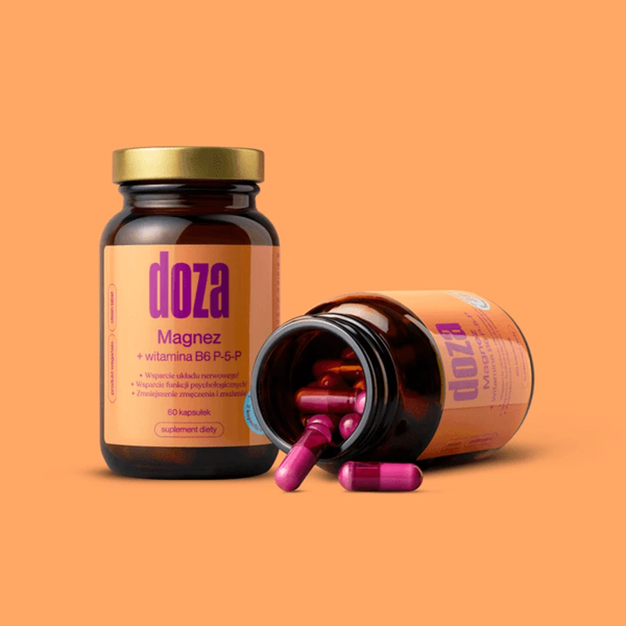 Doza Magnesio + Vitamina B6 P-5-P, cápsulas, 60 uds.