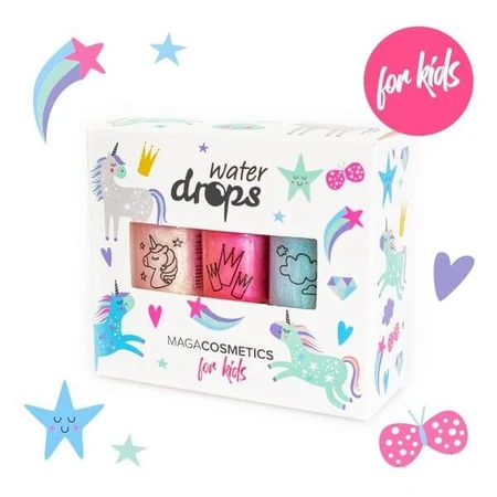 Maga Cosmetics, Set mit Wasserlacken für Kinder, In Winter Wonderland, 3 x 6 ml