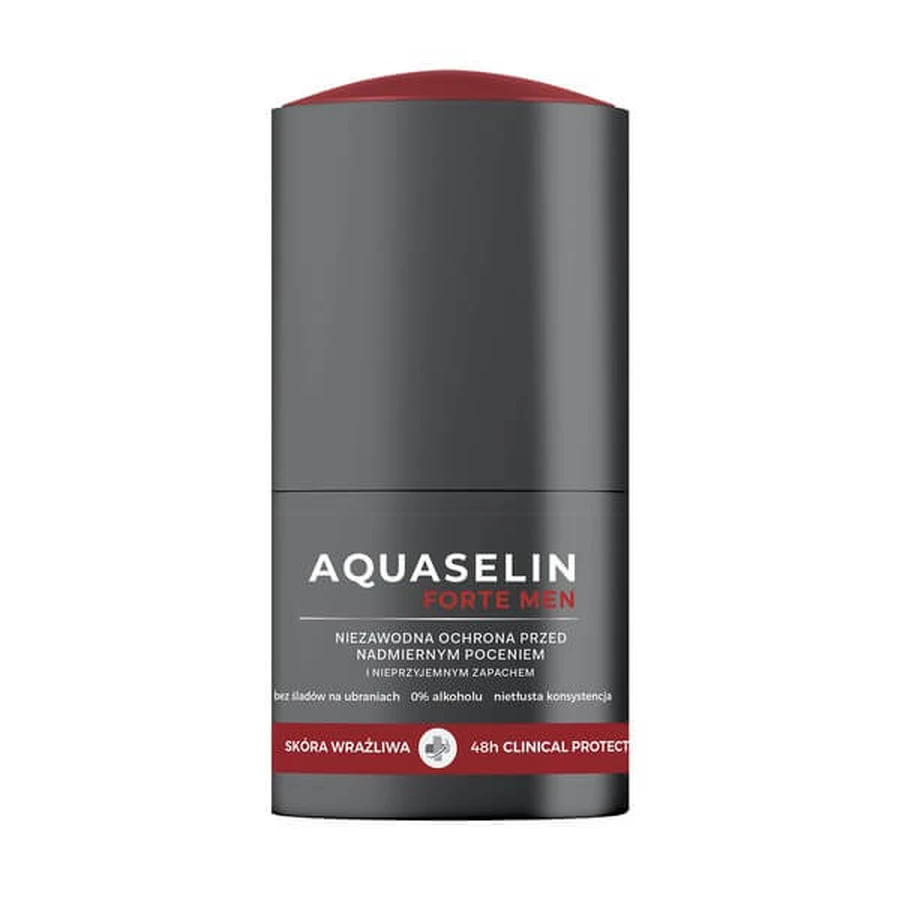 Aquaselin Forte Men, Antitranspirant gegen übermäßiges Schwitzen für Männer, 50 ml
