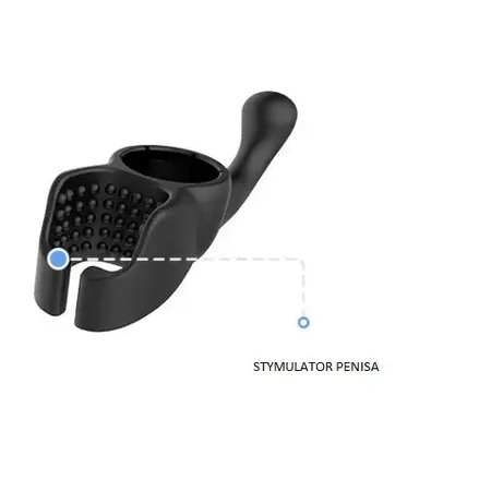 Lovense Domi Male Attachment, gorro masajeador, 1 ud.