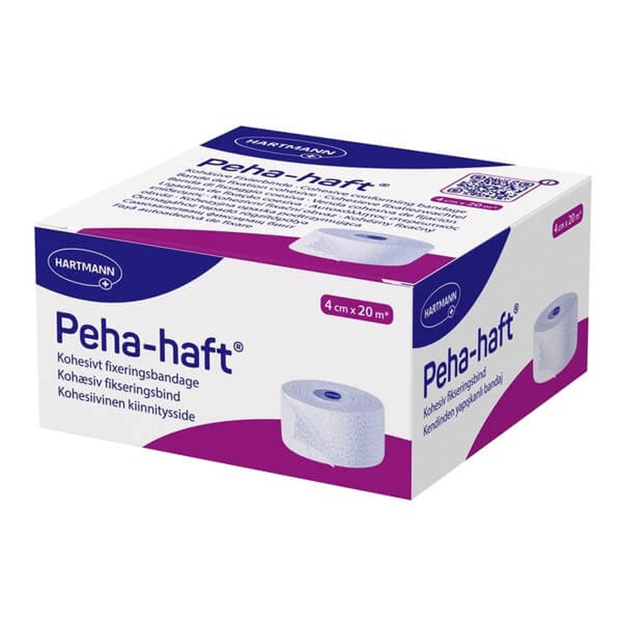 Peha-haft, Stützbandage, kohäsiv, 4 cm x 20 m, 1 Stück.