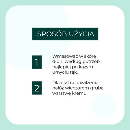 Sylveco Pure Line, crème pour les mains, nourrissante, 50 ml