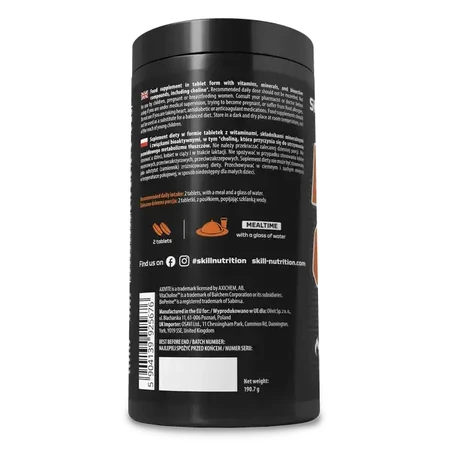 Skill Nutrition Pro Cut, comprimidos, 180 uds.