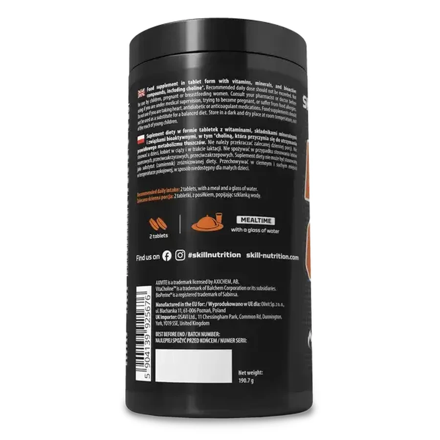Skill Nutrition Pro Cut, comprimidos, 180 uds.