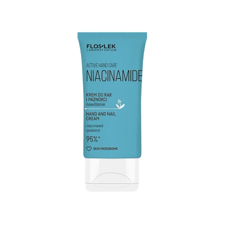 Flos-lek Set Hand &amp; Lip Duo Care Niacinamide, Handcreme, 50 ml + Lippenstift, 4 g
