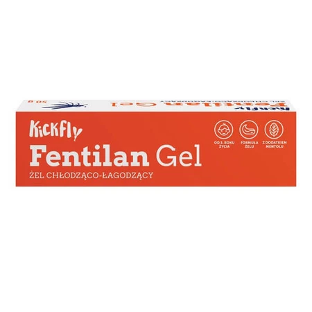 Kickfly Fentilan Gel, cooling and soothing gel, 50 g